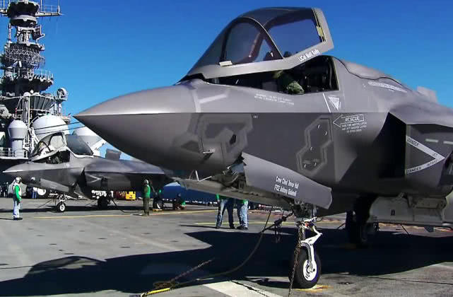 原创五代机f35致命缺陷公开雷达显示硕大光斑超音速成死穴