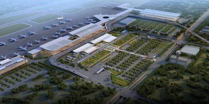 银川机场平面图图片