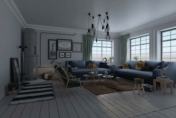 通过讲解 产品与室内设计,展示与公共空间,建筑与景观设计三大类效果