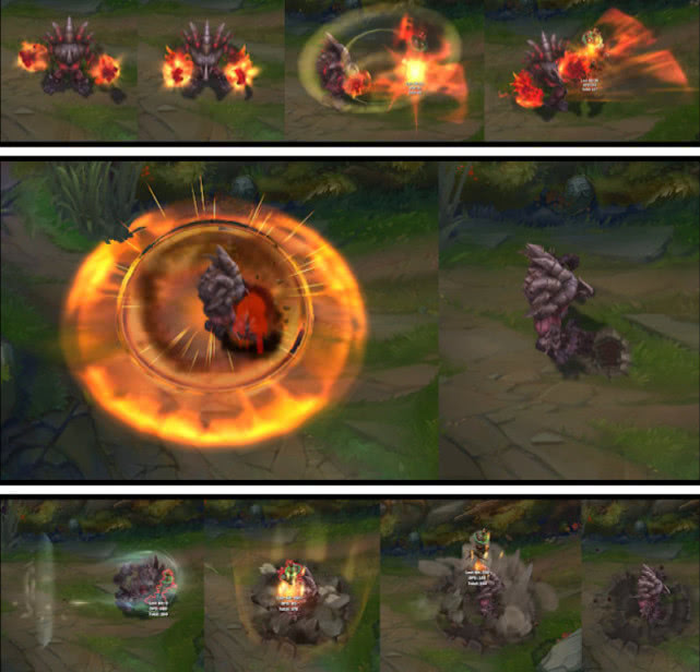 lol石头人全面更新大招特效令人发抖只因他的背景太顶