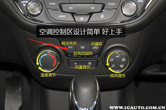 汽车空调控制面板图示图片