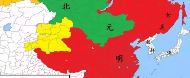 明朝真实版图图片