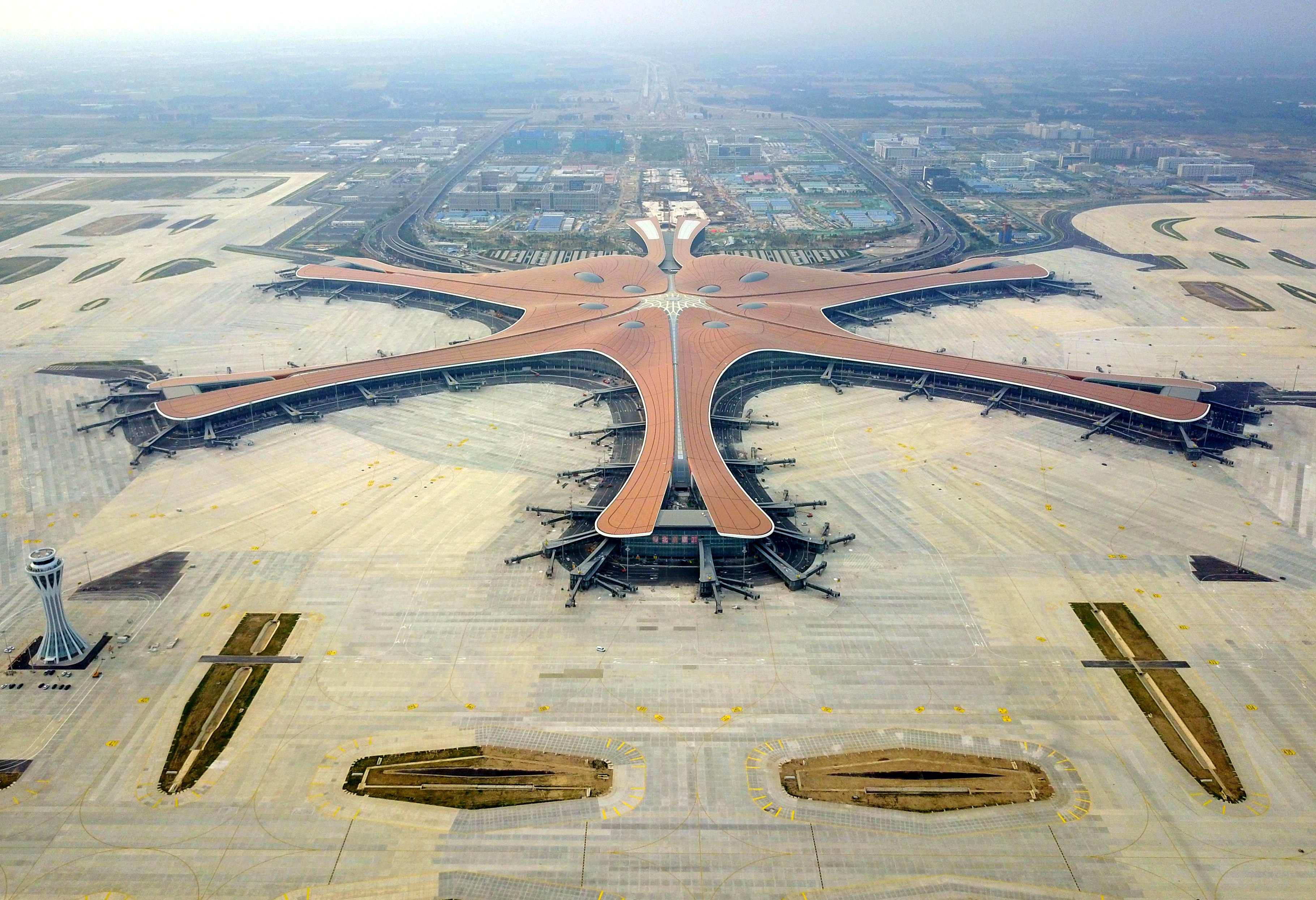 大兴机场空中图片图片