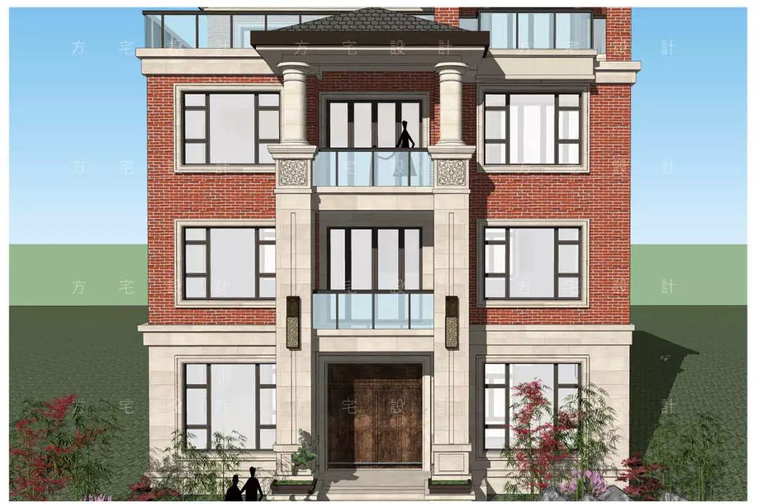 泉州·红韵——4层简欧风格自建房别墅设计