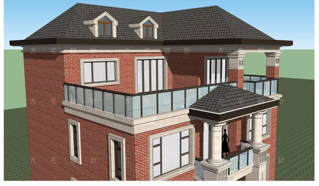泉州·红韵——4层简欧风格自建房别墅设计