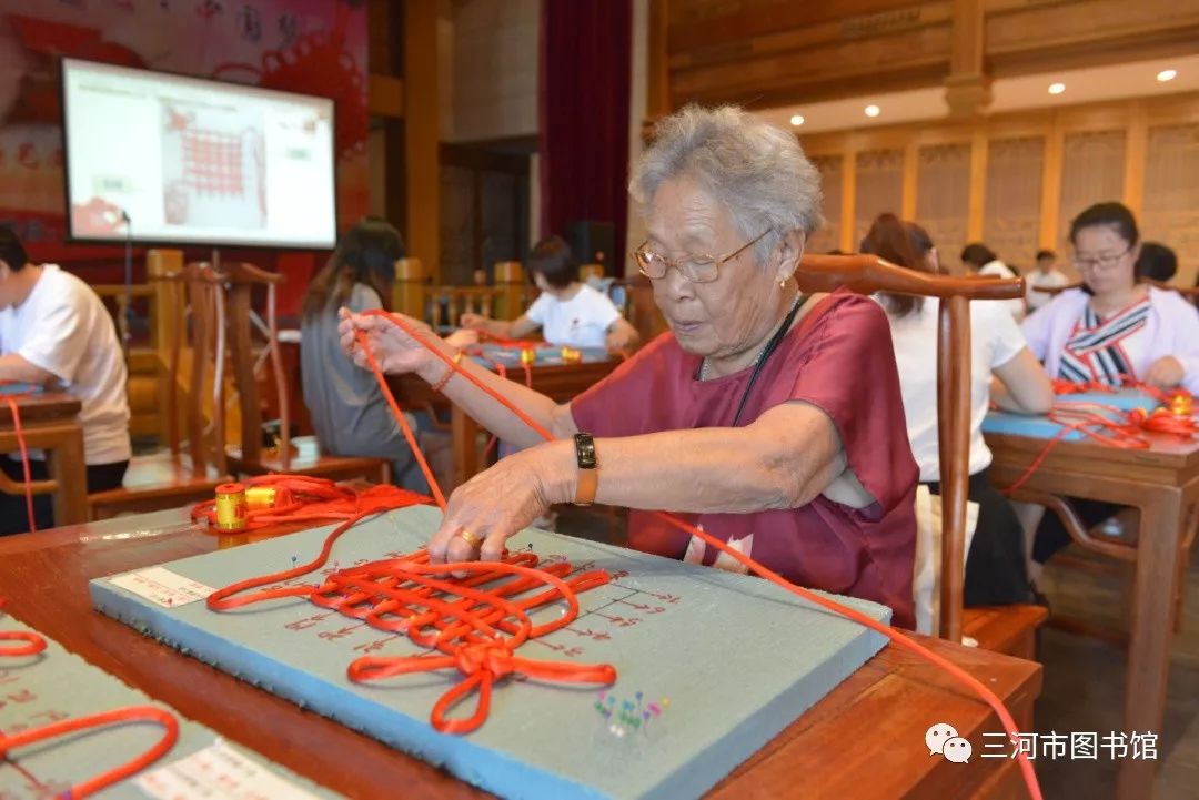 館成功舉辦中國結中國心中國夢獻禮祖國70華誕傳統繩藝文化體驗活動