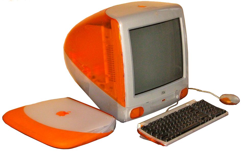 imac g3 出自他手,开创了有磨砂质感的半透明糖果色外观的设计风