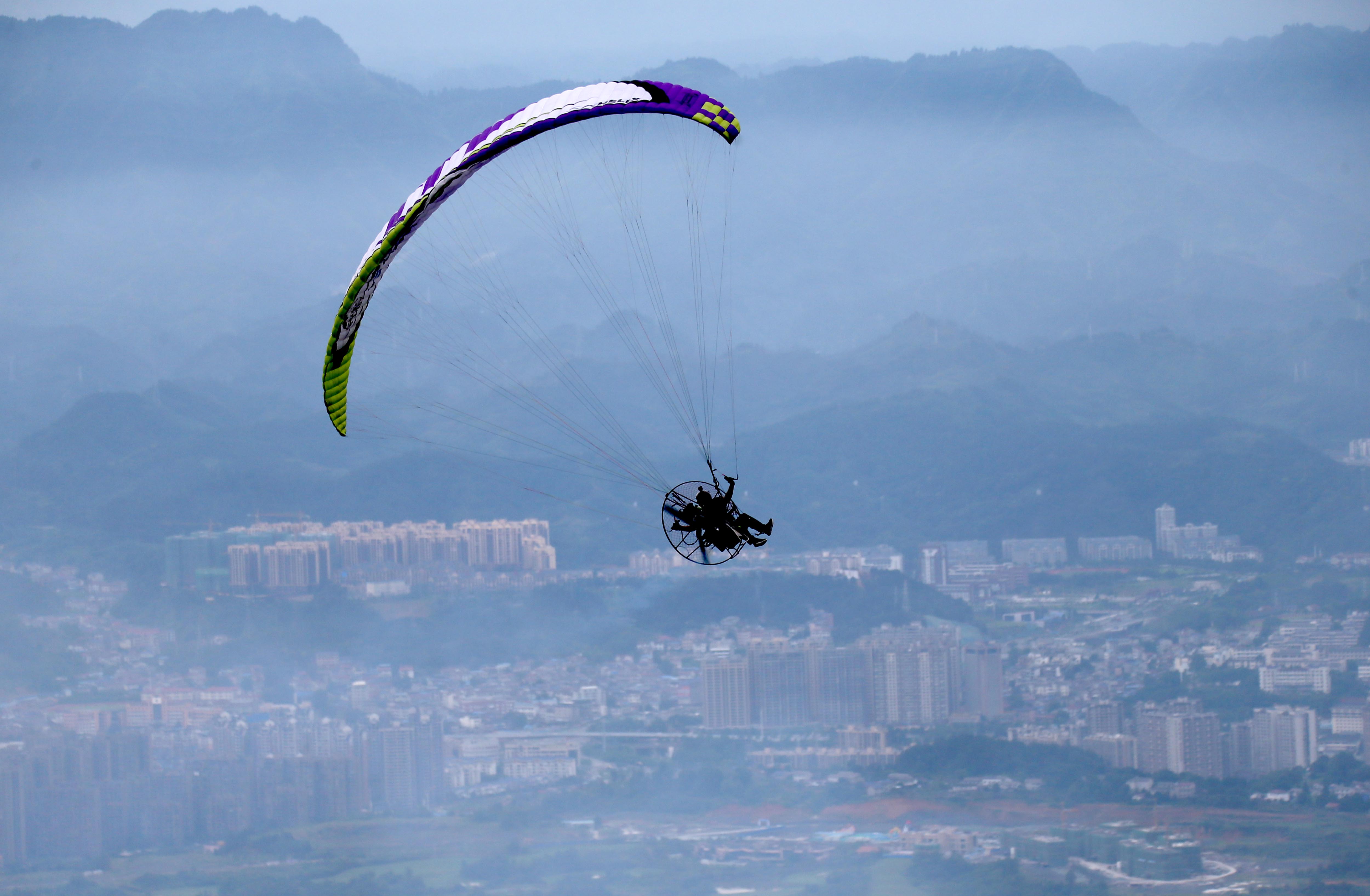 "穿越天门"_张家界