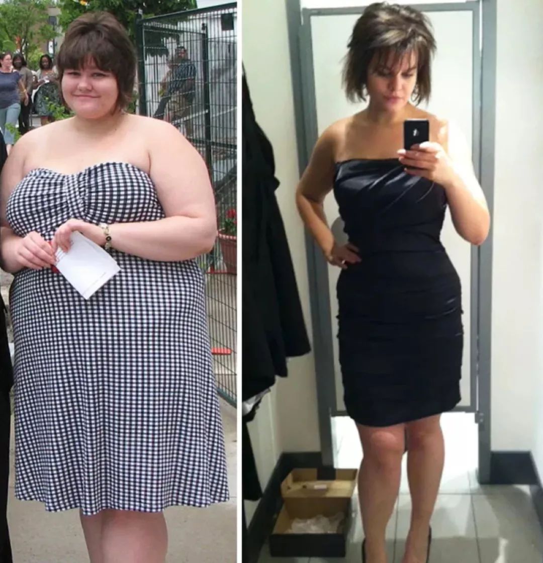 美女增肥前后对比图片