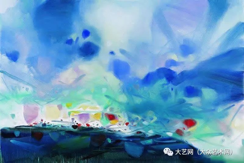 中国现代抽象派画家图片