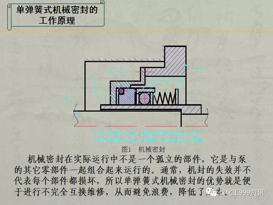 单弹簧式机械密封的使用和维护