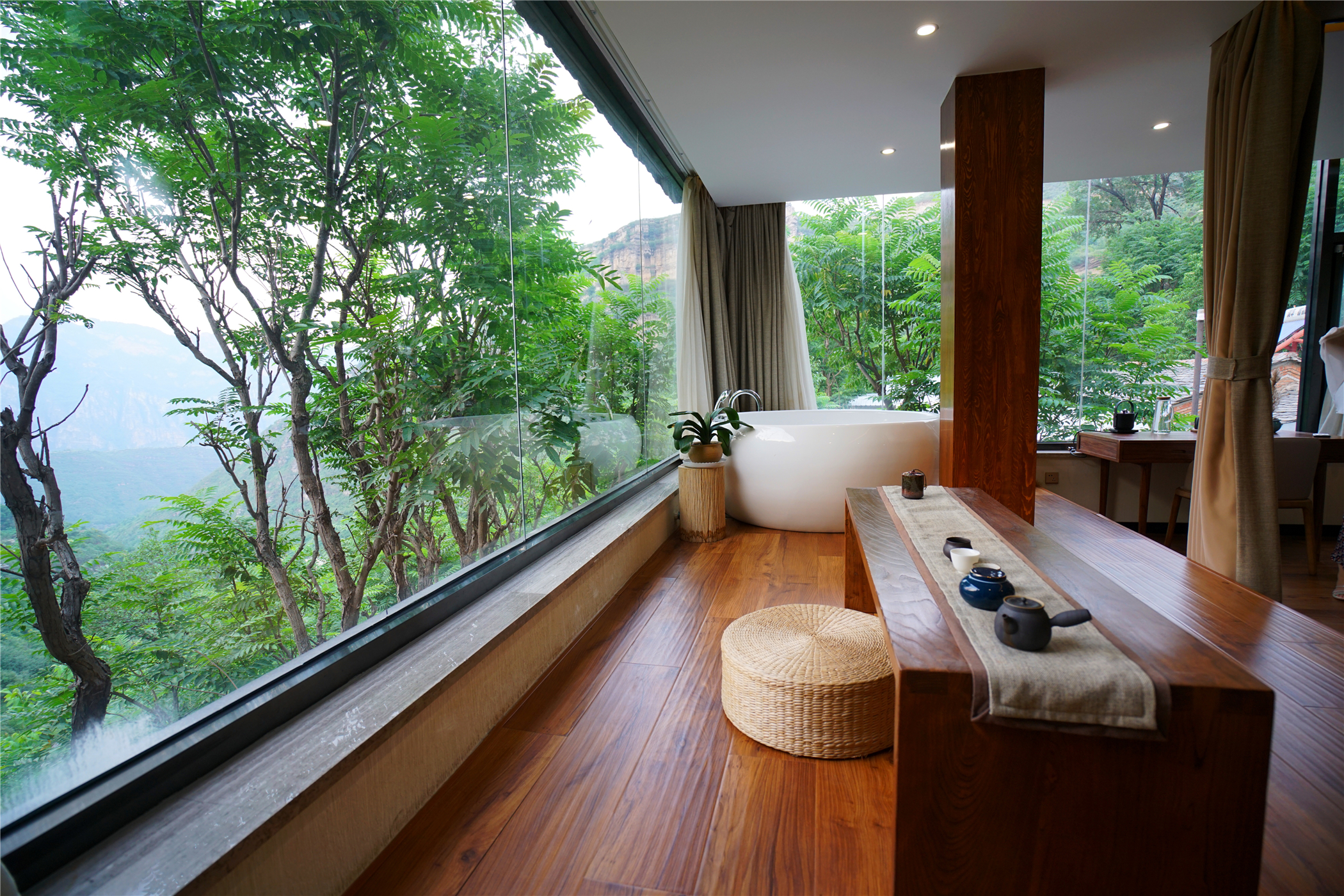 隐居山水小屋图片