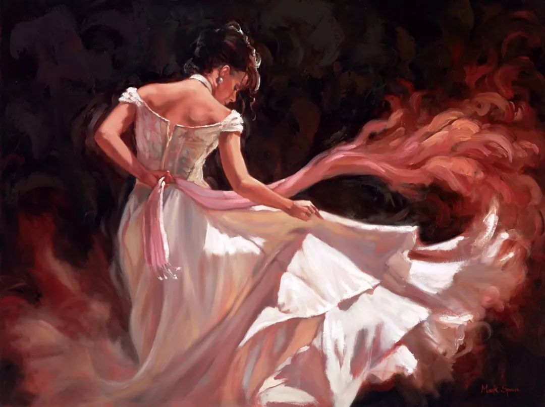 特荐最美舞者他的油画中将女性魅力表现得淋漓尽致