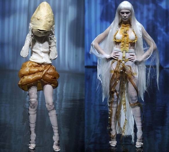 对于时尚圈那些奇葩的模特造型和妆容我有了新的理解