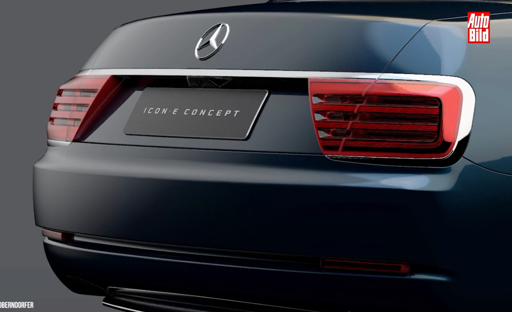 梅赛德斯奔驰iconeconcept复古概念车