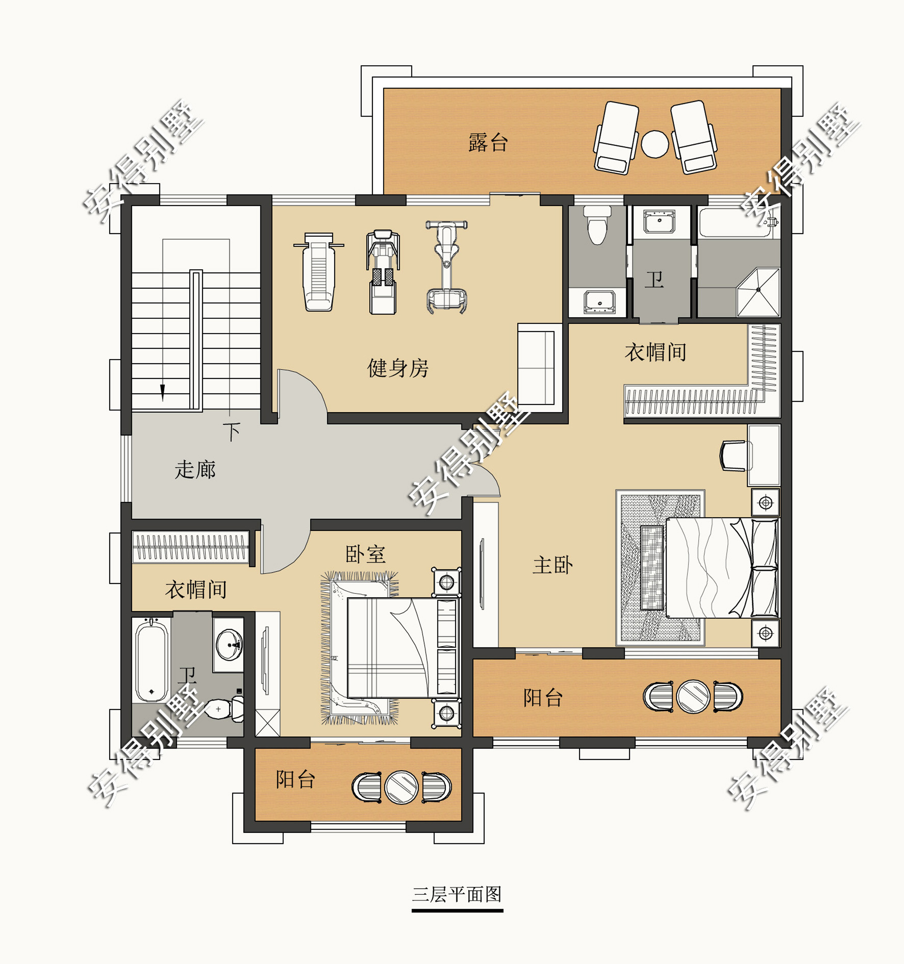 欧式3层别墅设计全村最靓的别墅