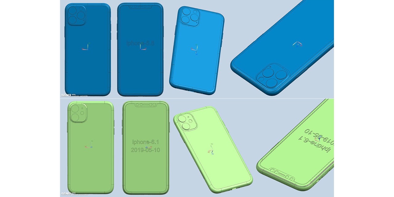 cad渲染的2019款新 iphone 相机为方形凹凸,丑爆了!