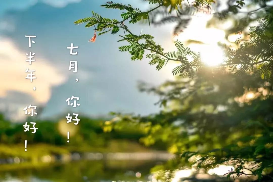 六月再见！七月你好！