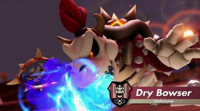 行动敏捷的劲敌马里奥网球aces骷髅库巴参战演示