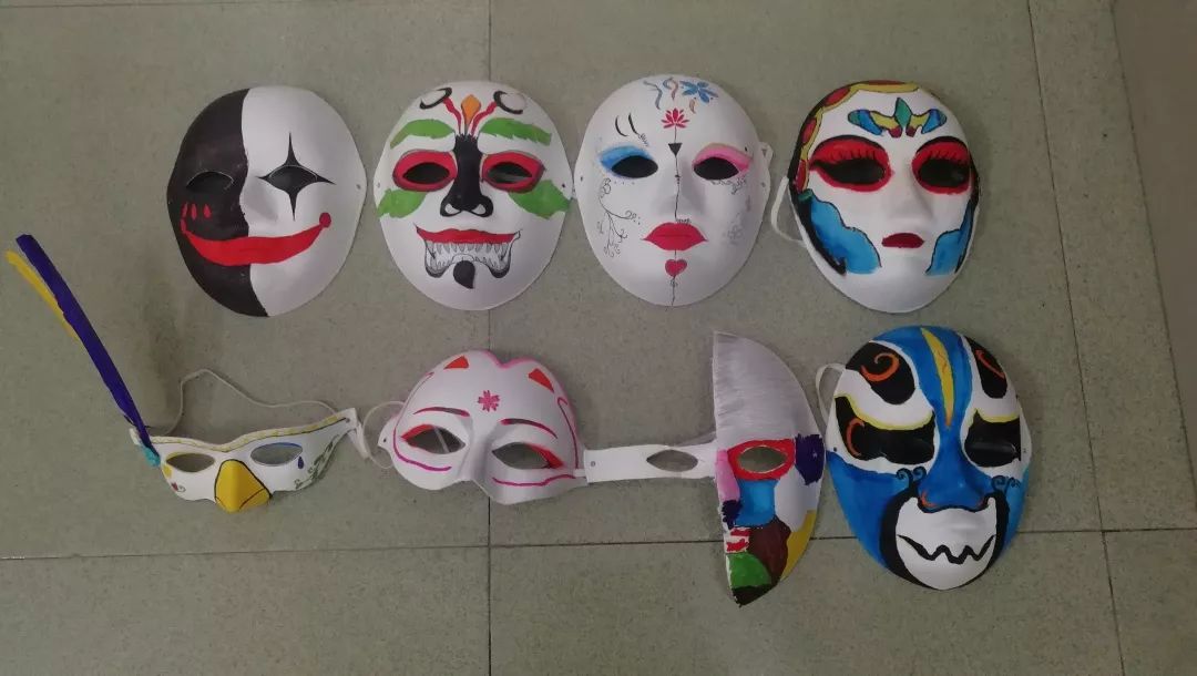 我心我知韶关市一中实验学校七年级学生心灵面具设计大赛