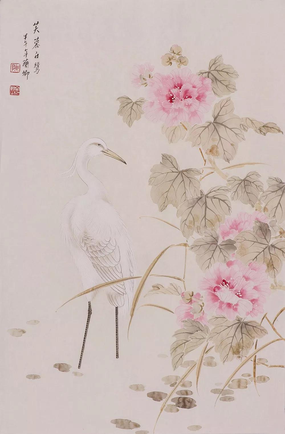 展览预告丨盛夏清莲—陈兰卿花鸟作品展