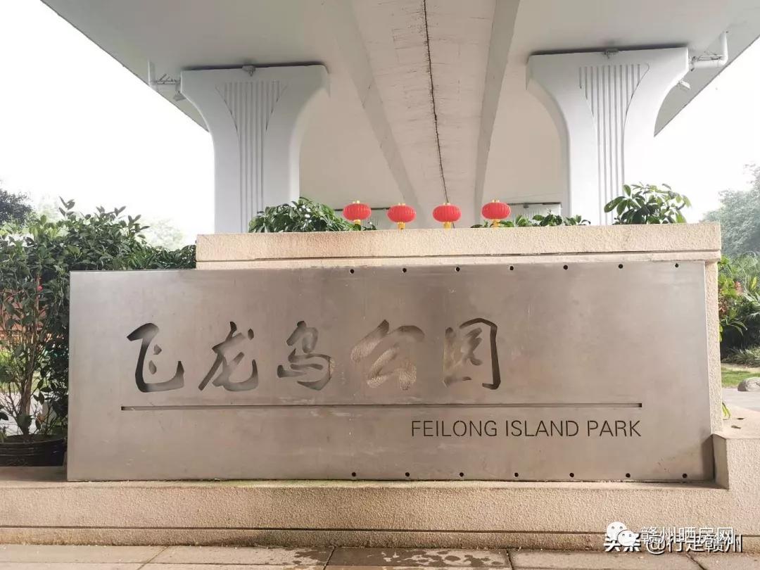 近日,赣州市民在飞龙岛公园内休息游玩.