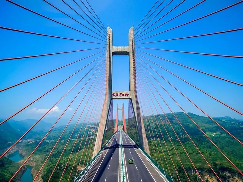 线上展厅 | 看贵州天际的彩虹_江大桥