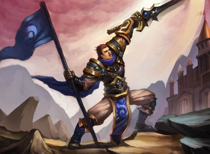 资历最老的英雄,英雄联盟的代表人物盖伦