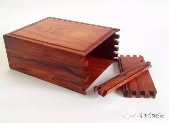 在数控木工设备上使用 燕尾榫刀具做的榫来看看精度怎么样_版权