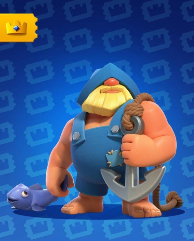 皇室战争:新卡牌"渔夫"技能曝光,"2种"攻击模式,实战很稳_角色