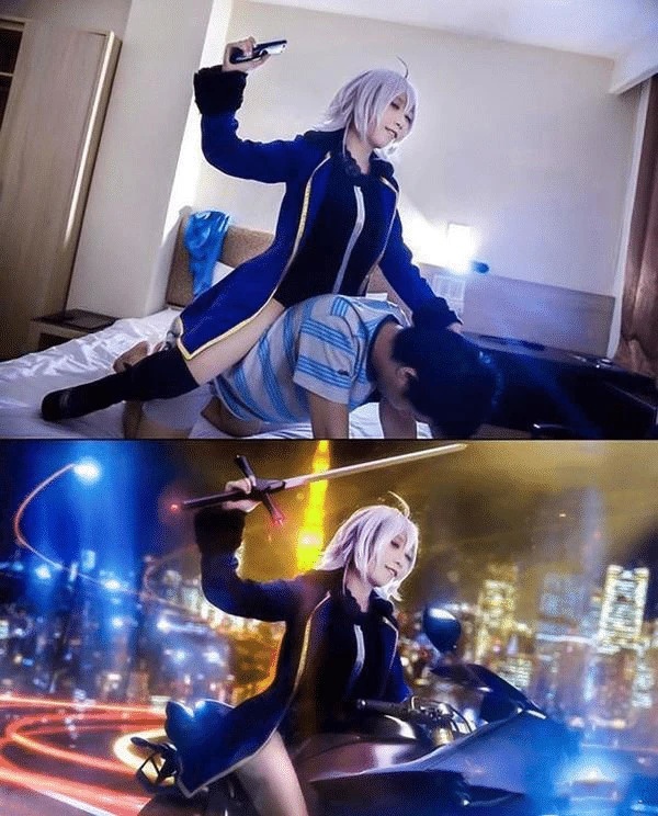 让人惊艳的cosplay，修图前后差距多大？后期修图是多么重要！_cospay