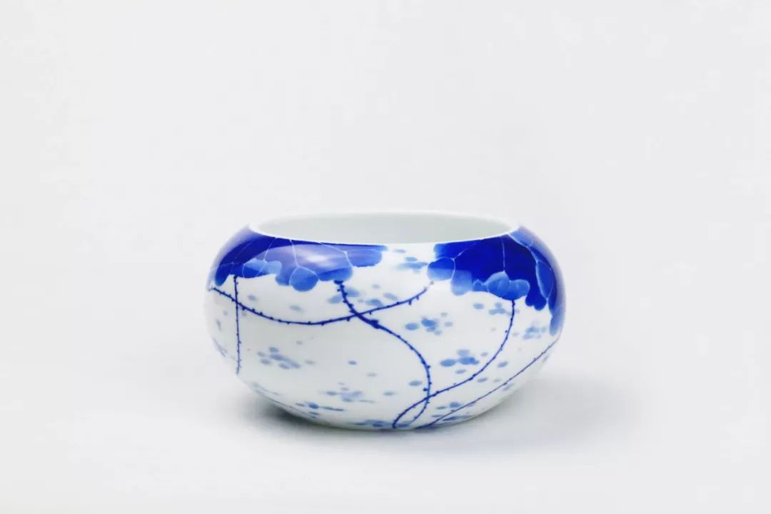 淳之瓷青花分水系列61青青子衿悠悠我心