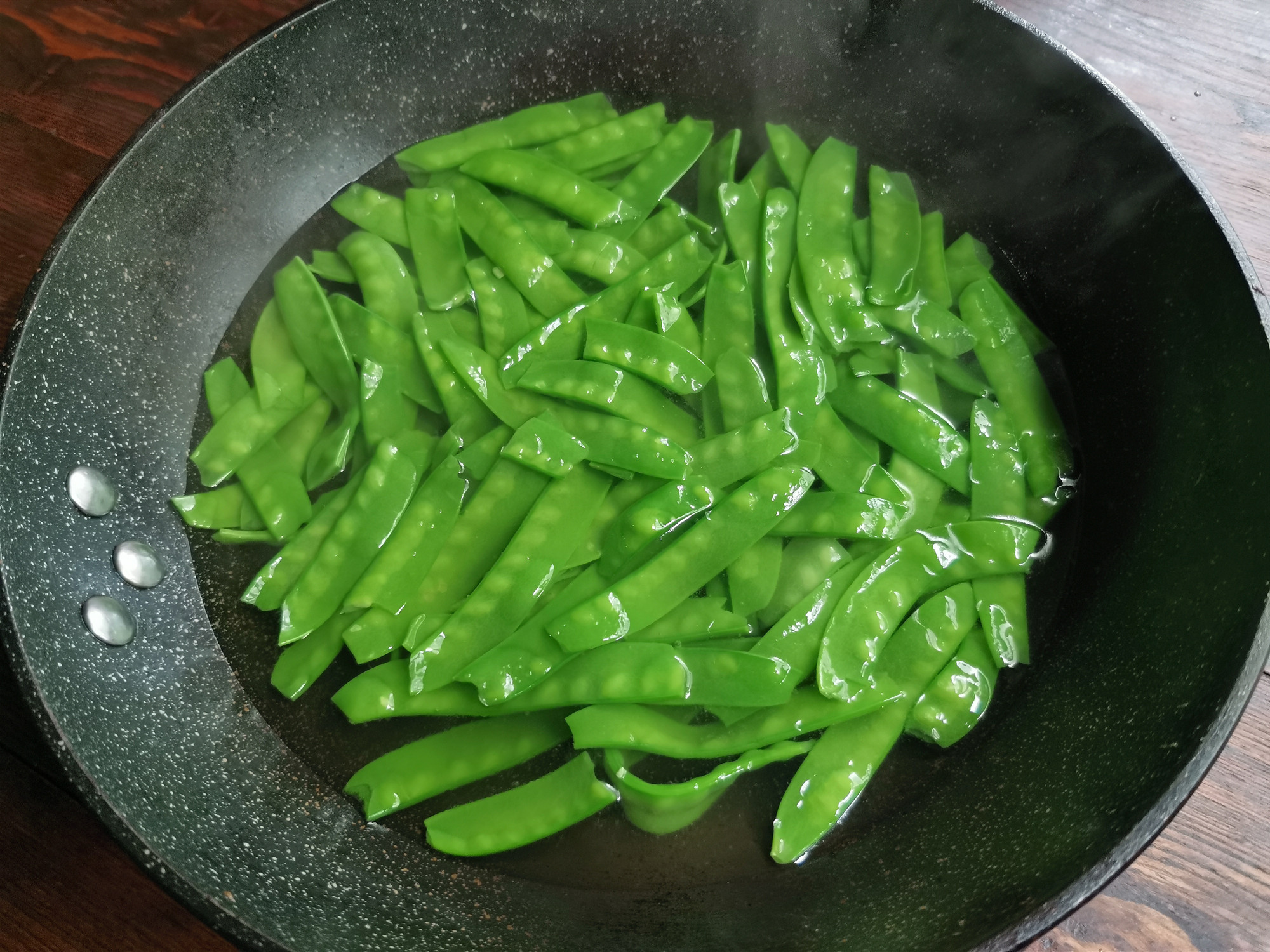 荷兰豆焯水图片