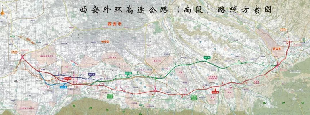 冲刺2020西安外环高速实质性建设曝光