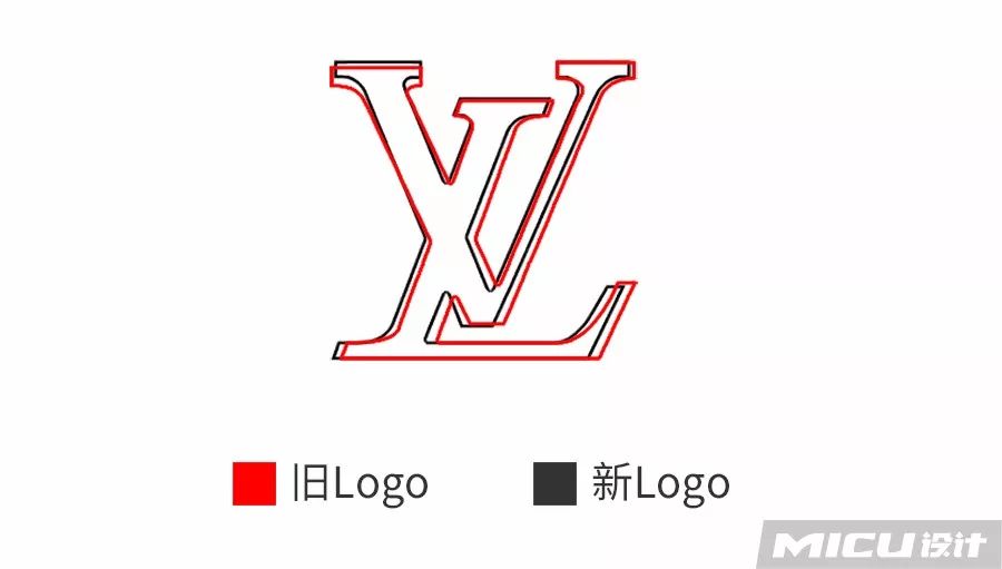 与字母"l"相邻的空间有所增加,并且在字母"v"下方尖角并且字体也有所