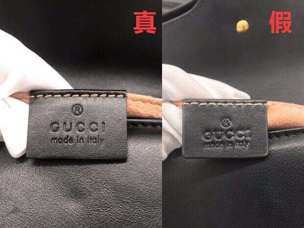 奢侈品鑑定真假gucci包包marmont系列鑑定真假辨別真偽小方法