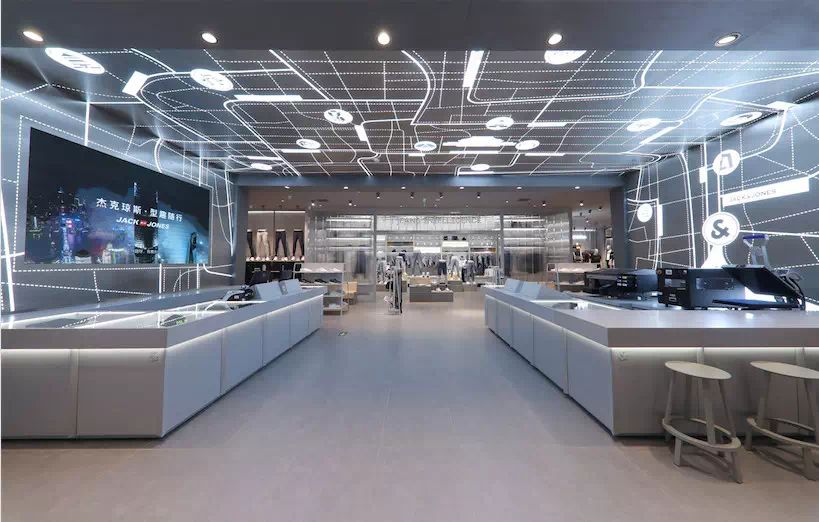 杰克琼斯门店再度升级整容引入黑科技智能化时代已经到来