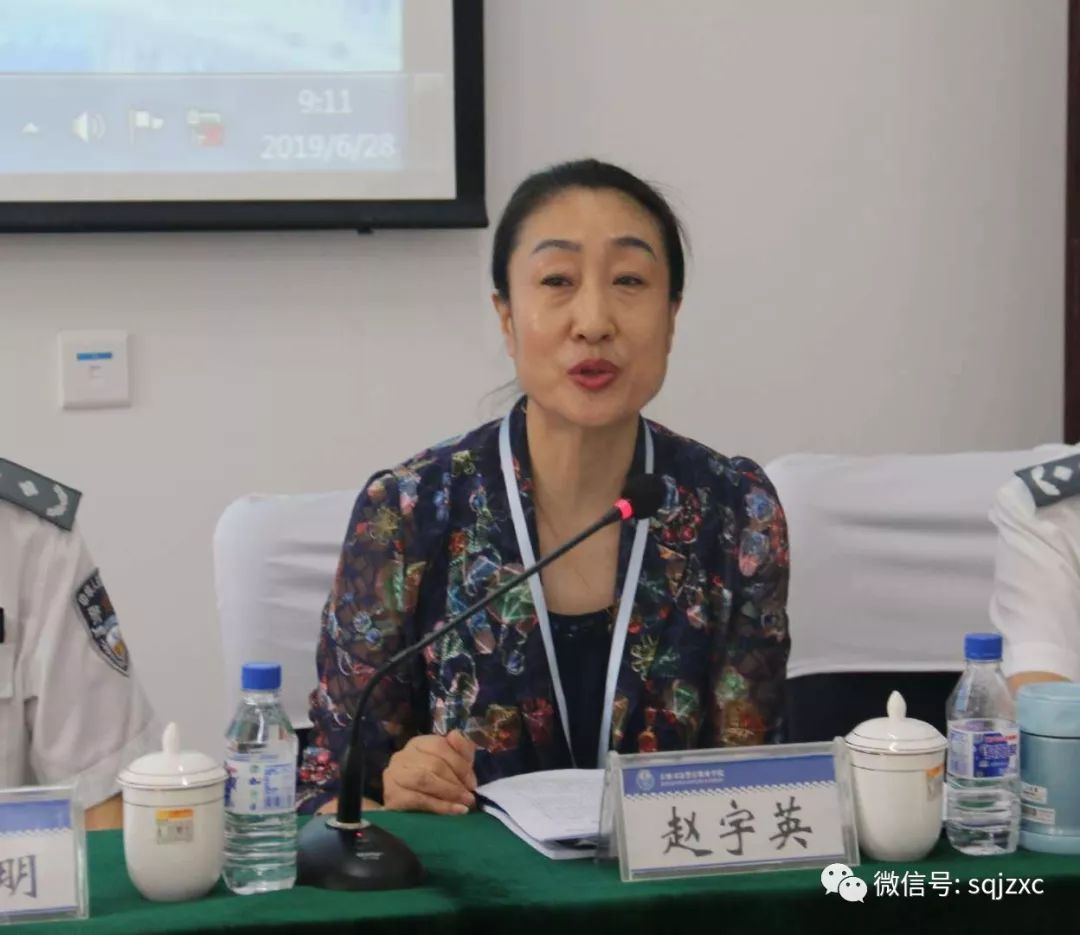 局赵宇英局长,王峰调研员,牛笛科长,长春工业大学社会学系杨海龙主任
