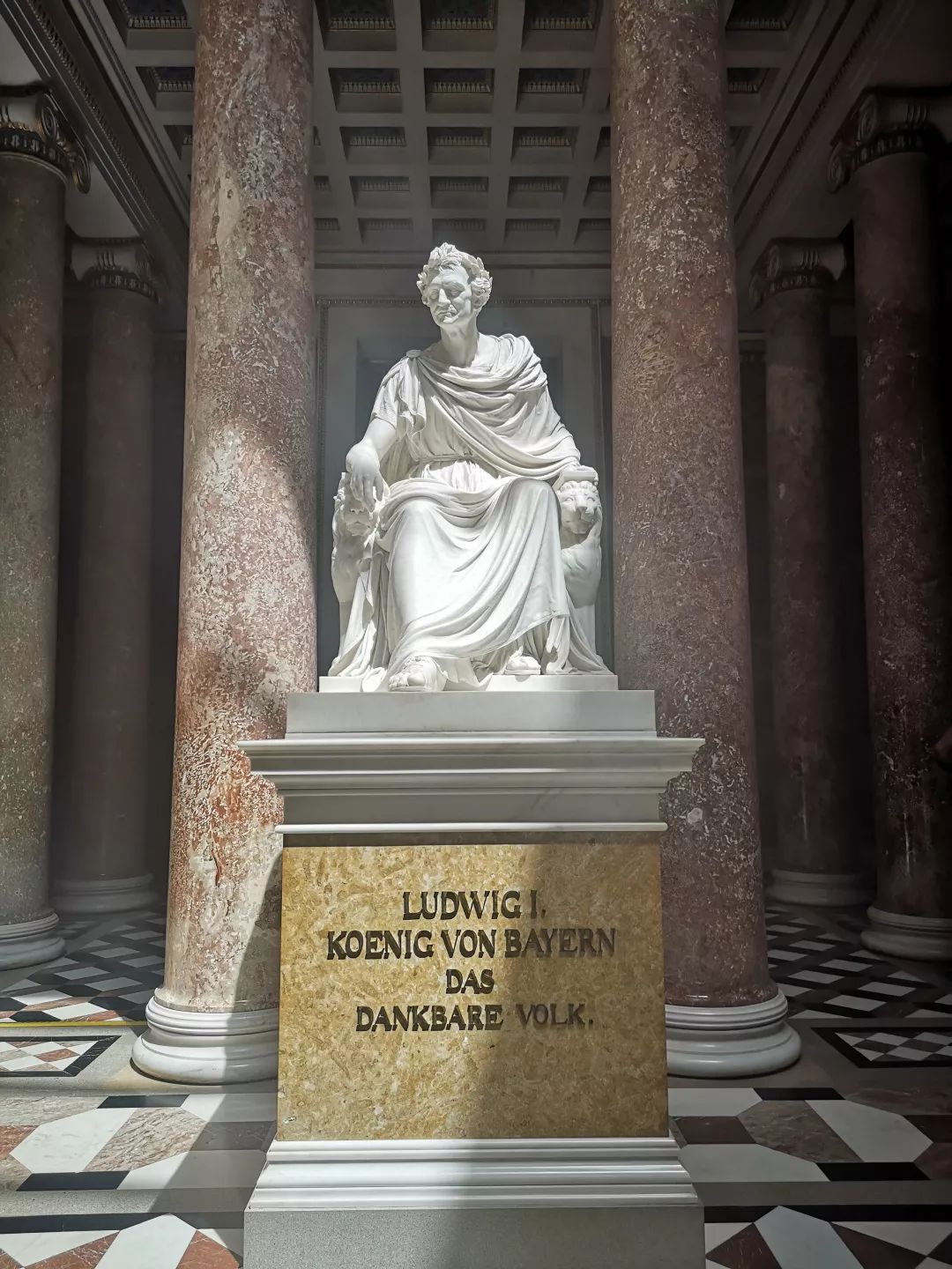 巴伐利亚国王路德维希一世塑像