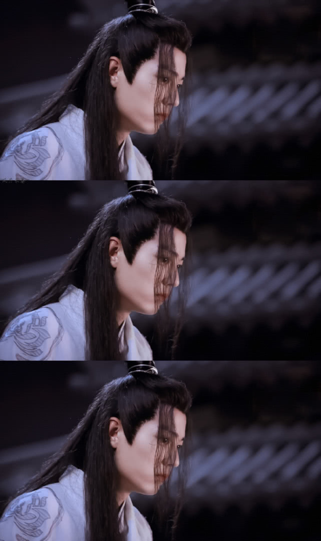 陈情令肖战版本的魏无羡一身白衣别有气质