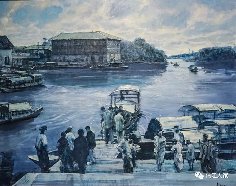 表现中共"一大"会议在南湖召开的美术作品李达夫人王会悟(1898—1993)