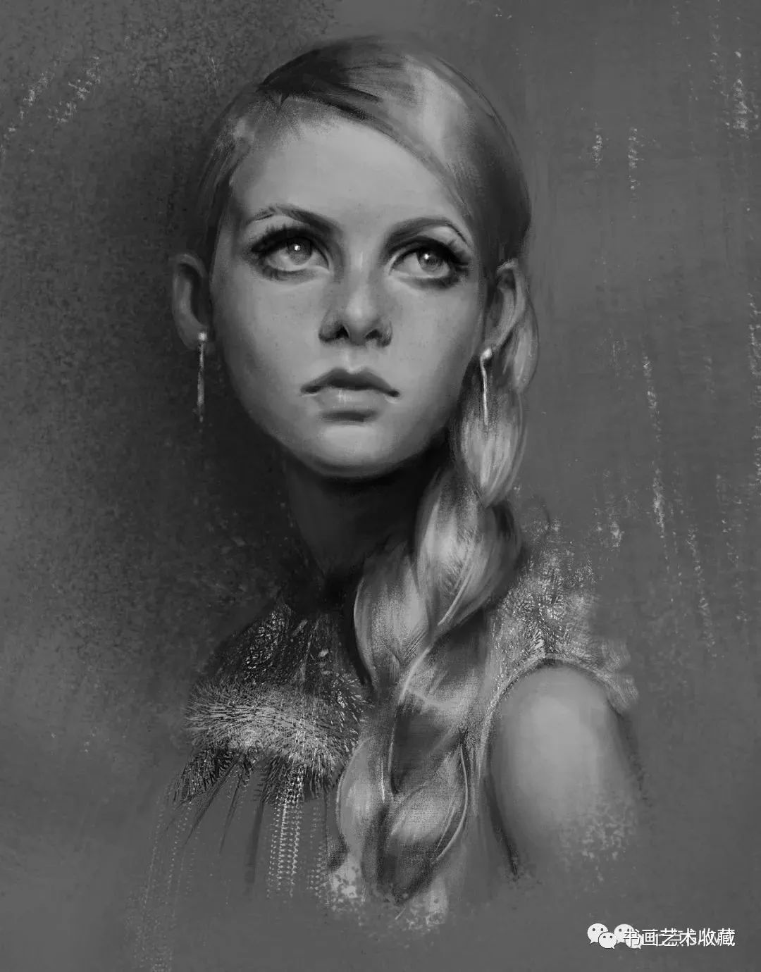 他笔下的女人被赞为"最美画中人",光影塑造下的人物美好而传神