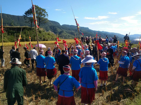 开秧门祭祀《苗族古歌》里有问到"什么时候撒种,什么时候插秧,什么