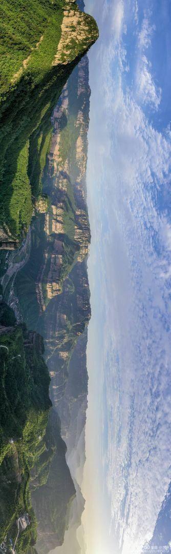 风景独好太行山林州马鞍垴和辉县轿顶山风光