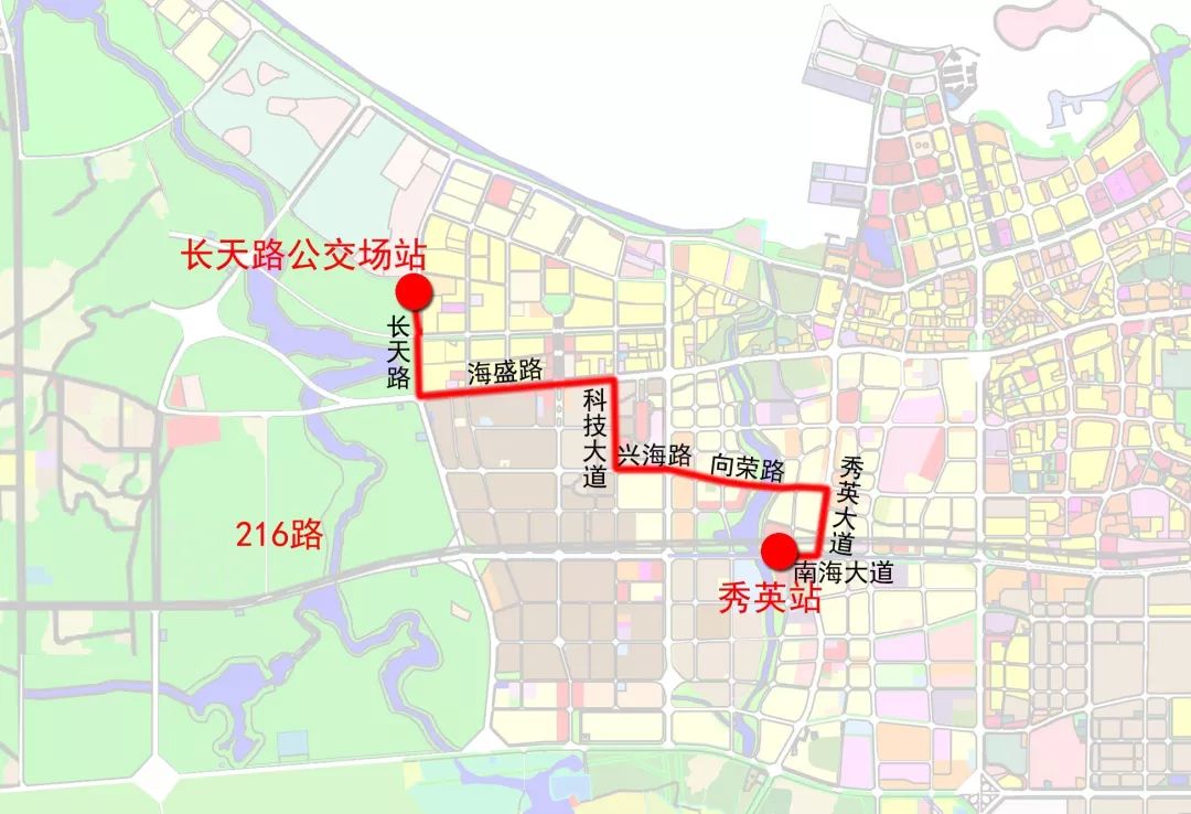 海口81路公交车路线图图片