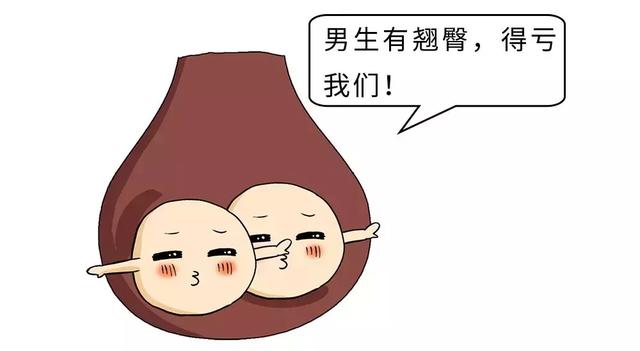 一样天生盆骨比男生宽很多女生因为要生孩子的缘故而是"屁股大"女生并