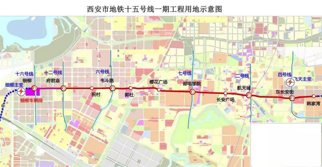 西安地铁三期线路图图片