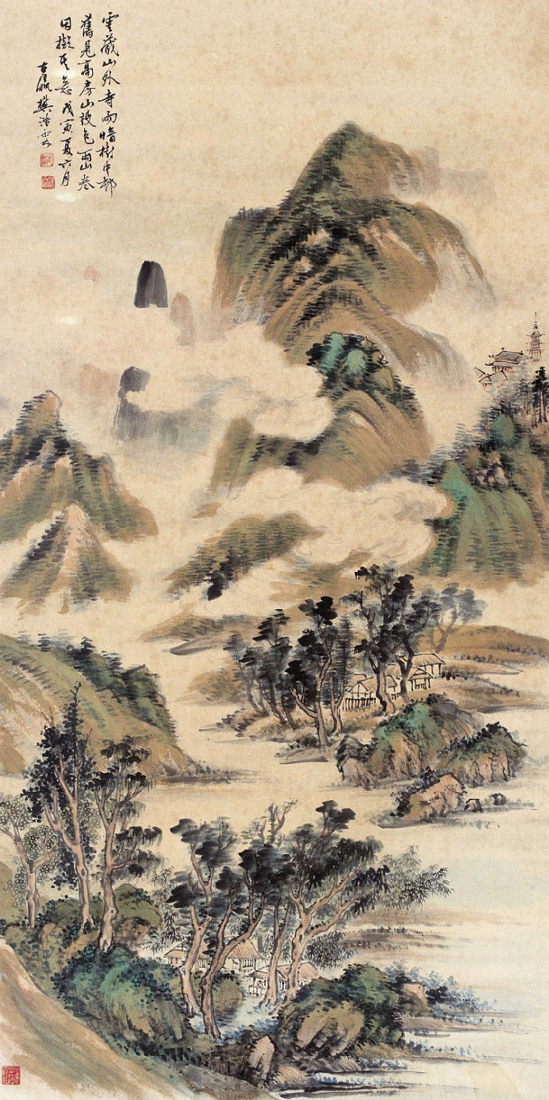 樊少云画家《海派山水 古朴典雅》