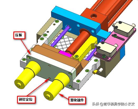 塑胶模具设计之经典油缸抽芯案例剖析