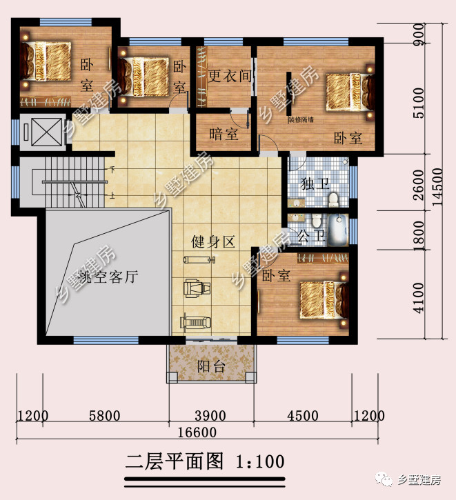 16米乘14米房屋设计图图片